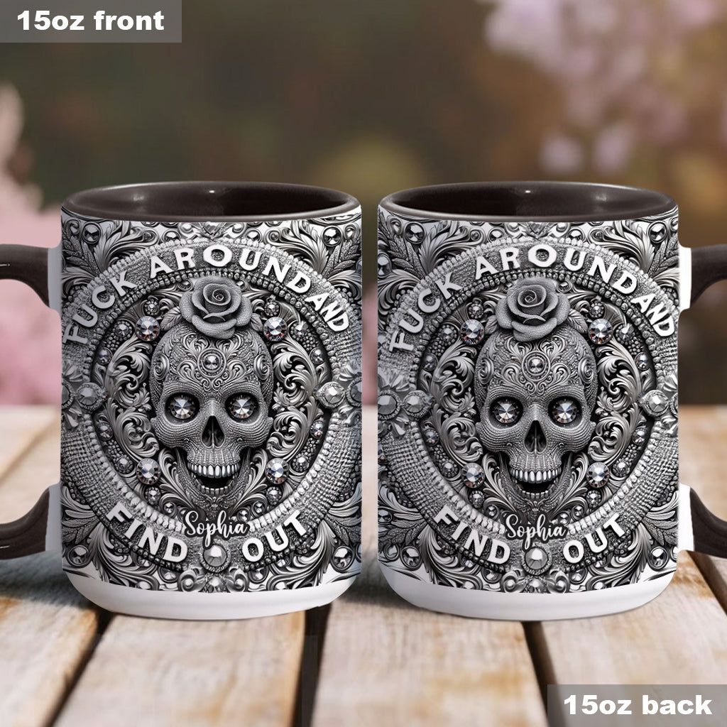 Stunning Skull - Personalized Skull Accent Mug
