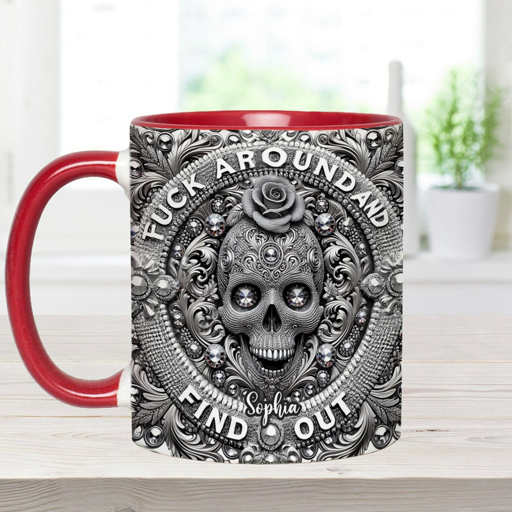 Stunning Skull - Personalized Skull Accent Mug