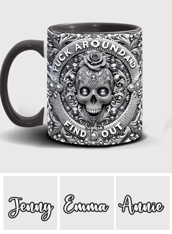 Stunning Skull - Personalized Skull Accent Mug