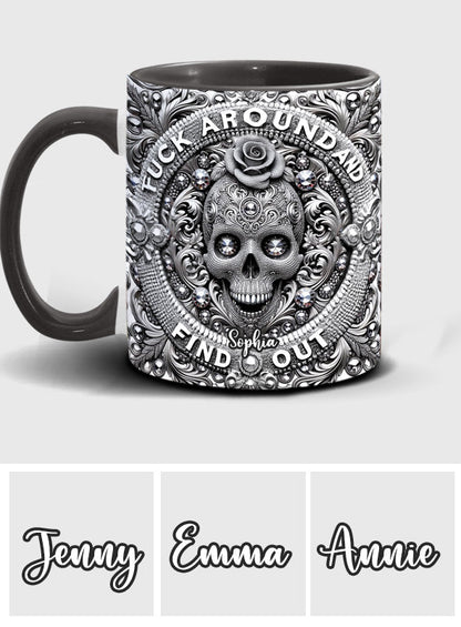 Stunning Skull - Personalized Skull Accent Mug