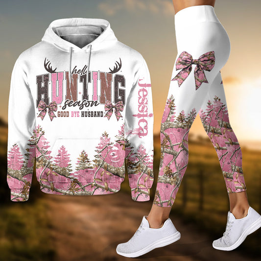 Hunting Wife - Personalized Hunting Hoodie and Leggings