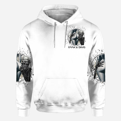 If The Booty Is Round I Gotta Pound - Personalized Skull All Over Shirt