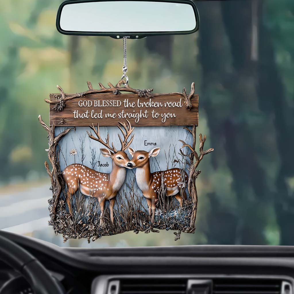 You And Me We Got This Dear Couple - Personalized Hunting Car Ornament