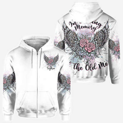 In Loving Memory Of The Old Me - Personalized Skull All Over Shirt