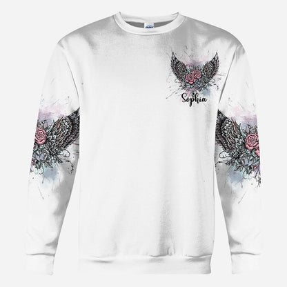 In Loving Memory Of The Old Me - Personalized Skull All Over Shirt