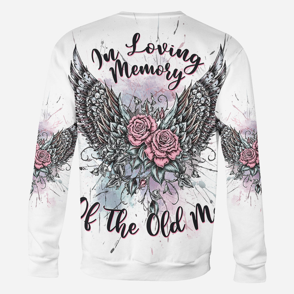 In Loving Memory Of The Old Me - Personalized Skull All Over Shirt