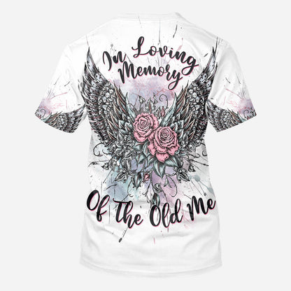 In Loving Memory Of The Old Me - Personalized Skull All Over Shirt