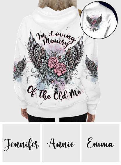 In Loving Memory Of The Old Me - Personalized Skull All Over Shirt