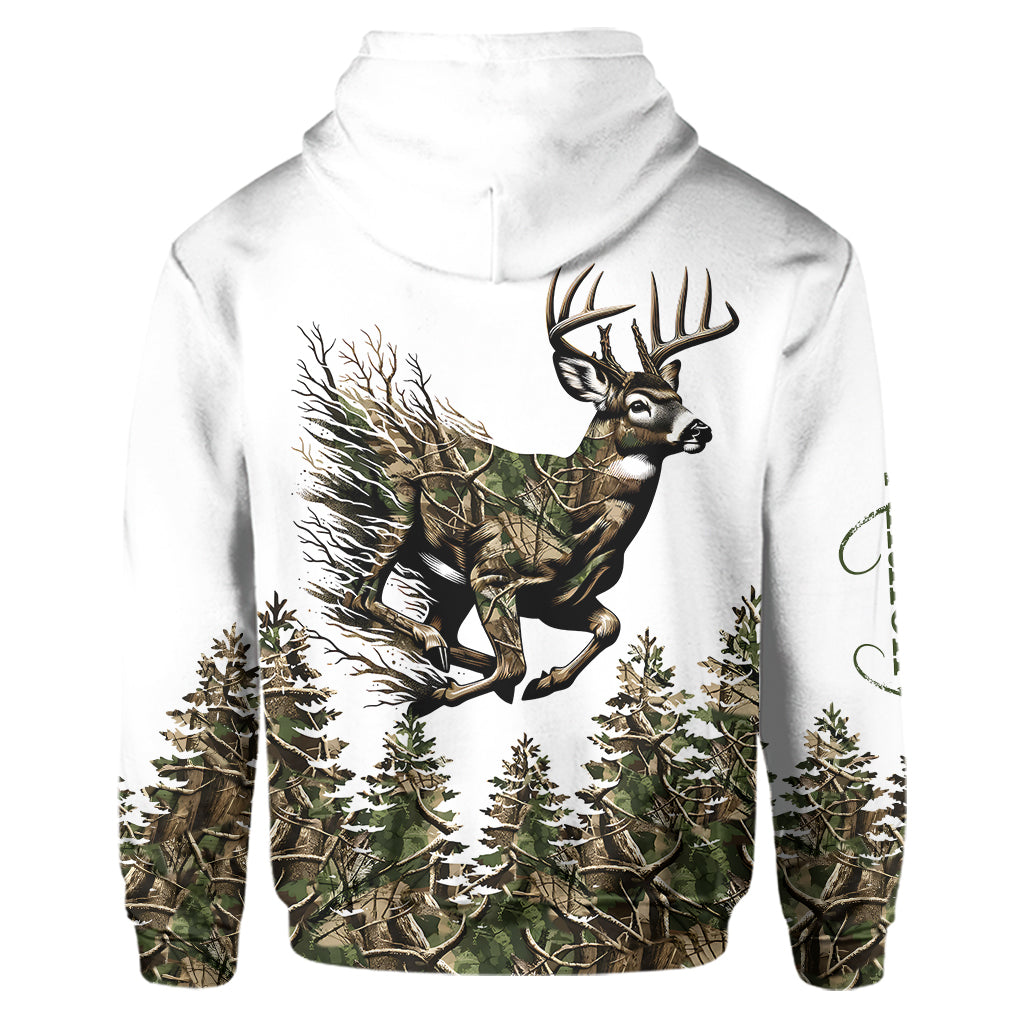Deer Hunting - Personalized Hunting Hoodie and Sweatpants