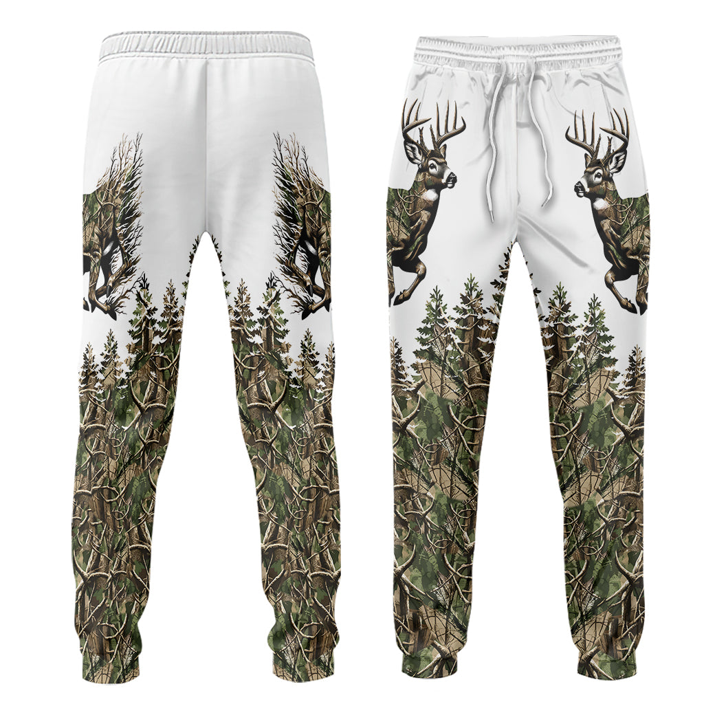 Deer Hunting - Personalized Hunting Hoodie and Sweatpants