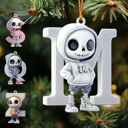 Stylish Skull - Personalized Skull Ornament