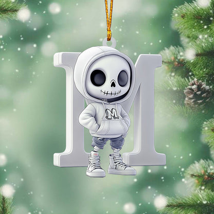 Stylish Skull - Personalized Skull Ornament
