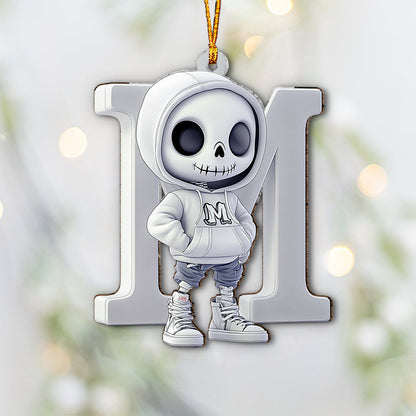Stylish Skull - Personalized Skull Ornament