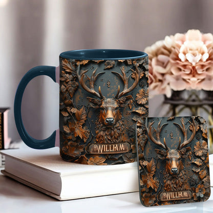Stunning Deer - Personalized Hunting Accent Mug