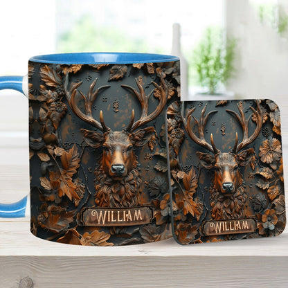 Stunning Deer - Personalized Hunting Accent Mug