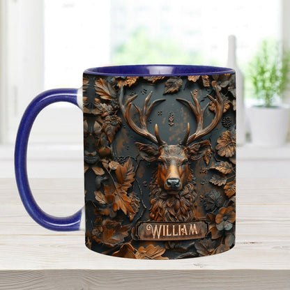 Stunning Deer - Personalized Hunting Accent Mug
