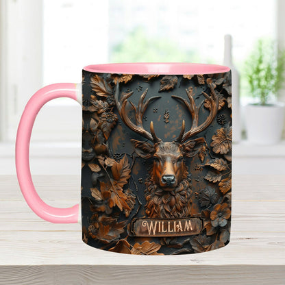 Stunning Deer - Personalized Hunting Accent Mug