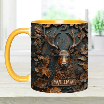 Stunning Deer - Personalized Hunting Accent Mug