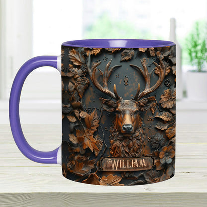 Stunning Deer - Personalized Hunting Accent Mug
