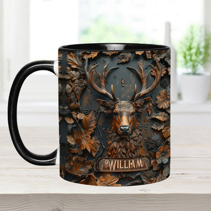 Stunning Deer - Personalized Hunting Accent Mug