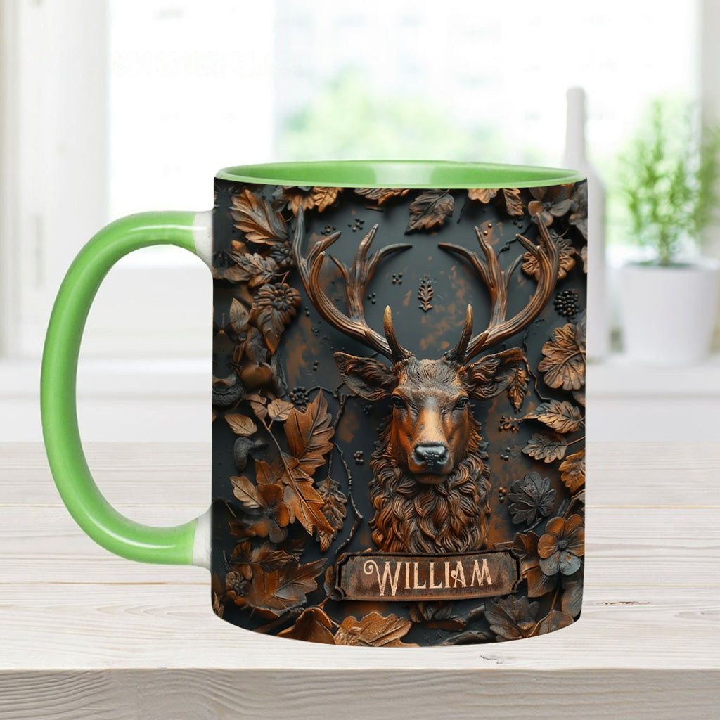 Stunning Deer - Personalized Hunting Accent Mug
