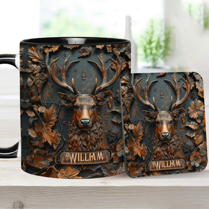 Stunning Deer - Personalized Hunting Accent Mug