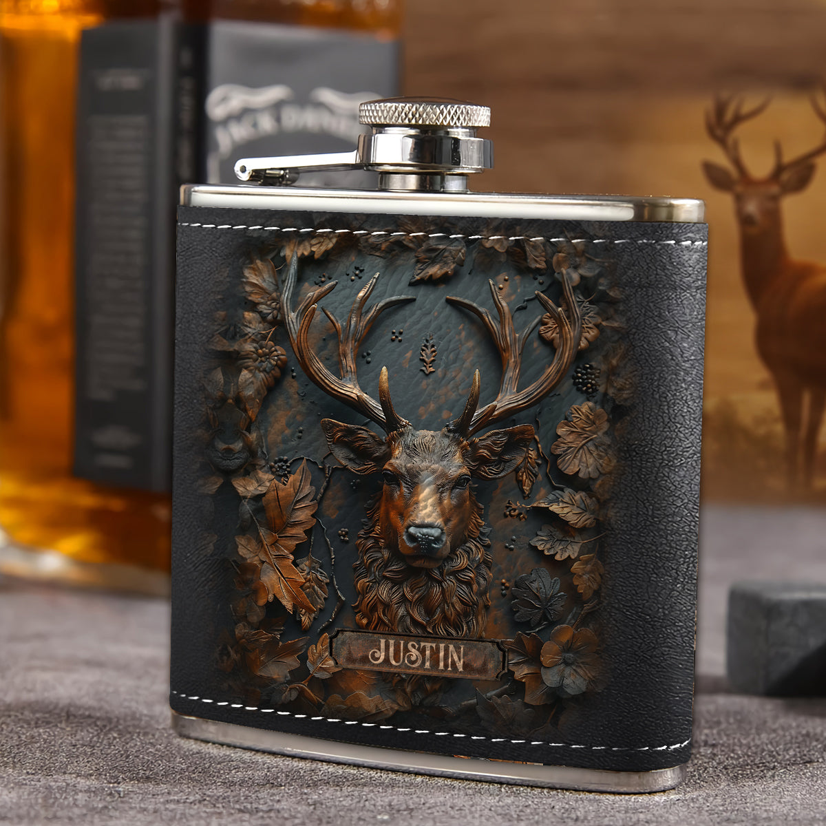 Hunting For Life - Personalized Hunting Hip Flask