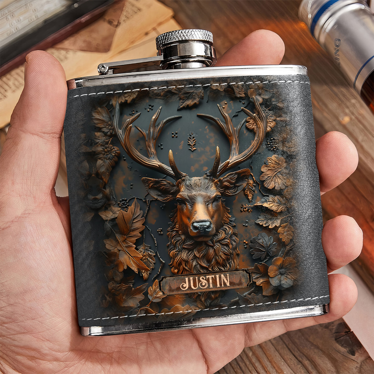 Hunting For Life - Personalized Hunting Hip Flask