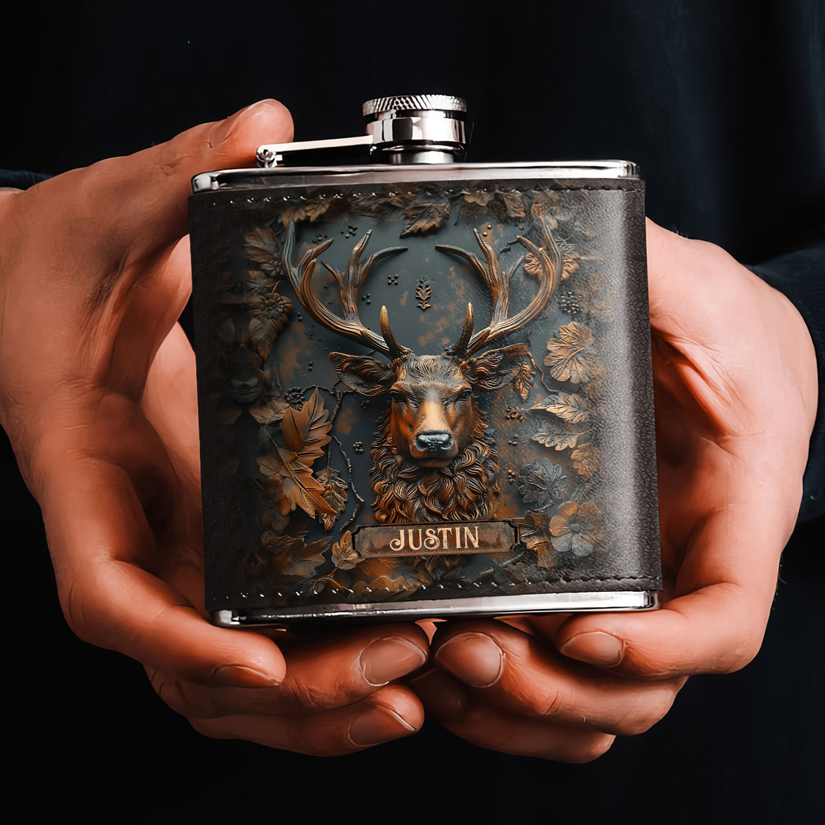 Hunting For Life - Personalized Hunting Hip Flask