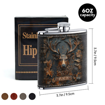 Hunting For Life - Personalized Hunting Hip Flask