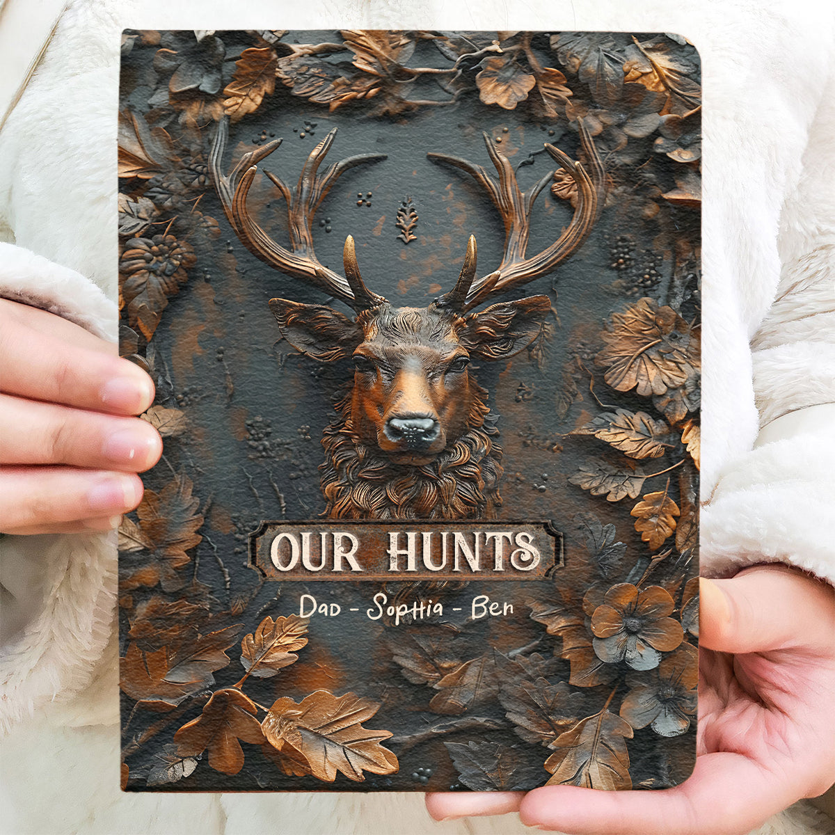 Our Hunting - Personalized Hunting Leather Journal