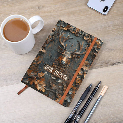 Our Hunting - Personalized Hunting Leather Journal