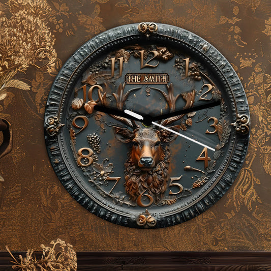 Hunting Time - Personalized Hunting Wall Clock
