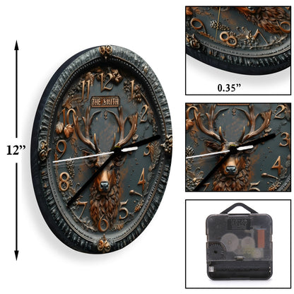 Hunting Time - Personalized Hunting Wall Clock