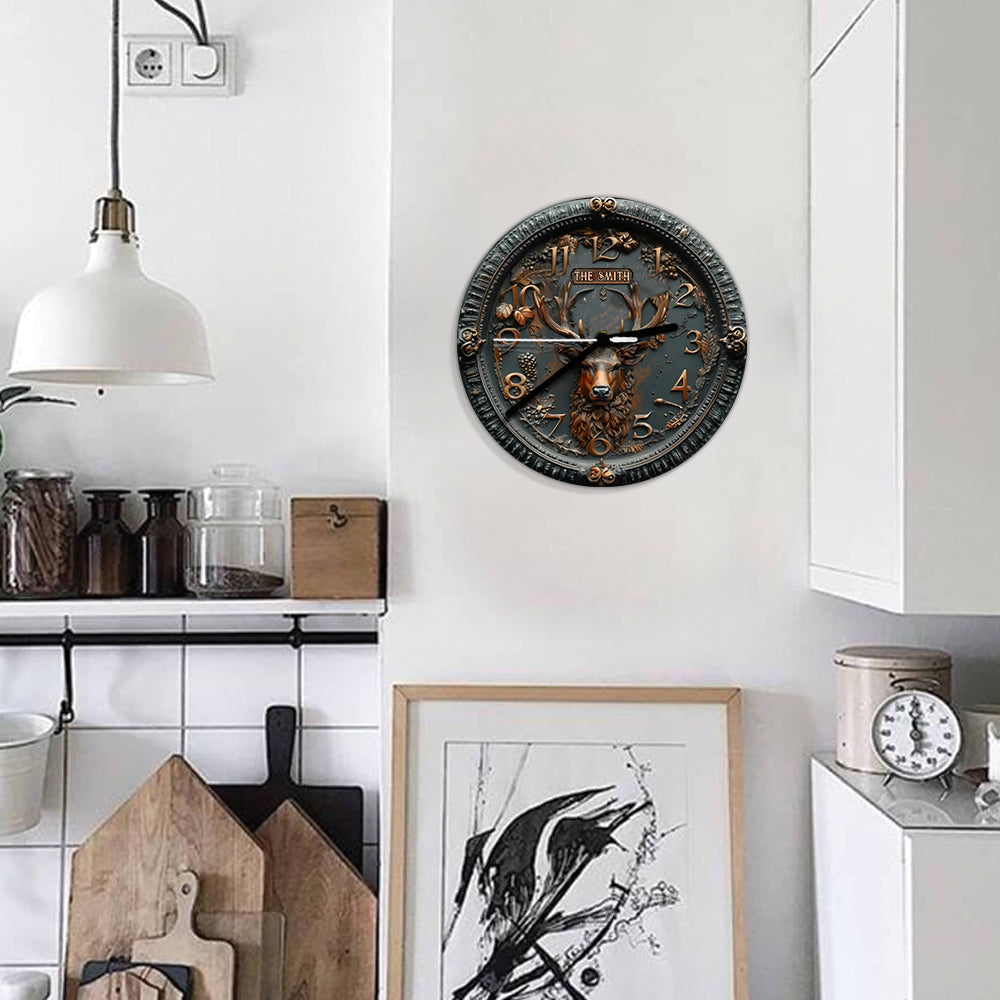 Hunting Time - Personalized Hunting Wall Clock