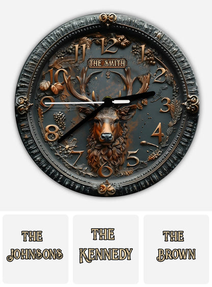 Hunting Time - Personalized Hunting Wall Clock