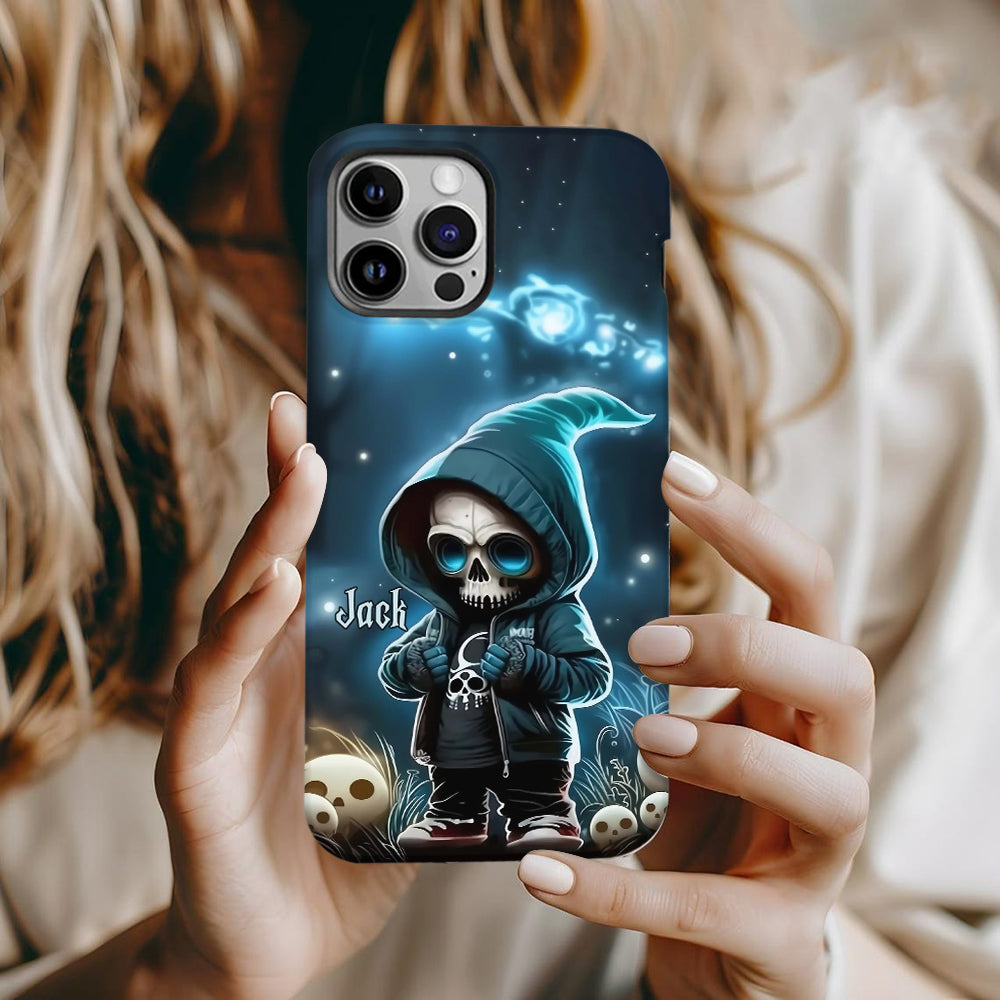 Cool Dude - Personalized Skull Full Print Phone Case