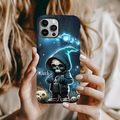 Cool Dude - Personalized Skull Full Print Phone Case