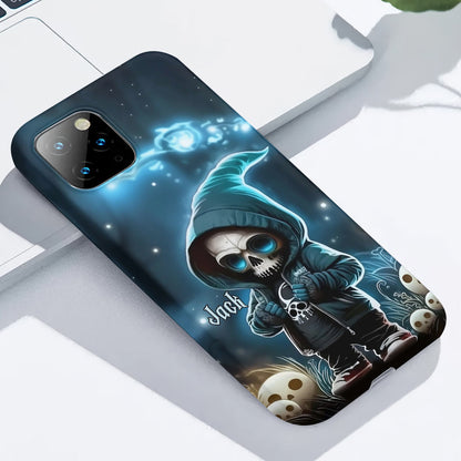 Cool Dude - Personalized Skull Full Print Phone Case
