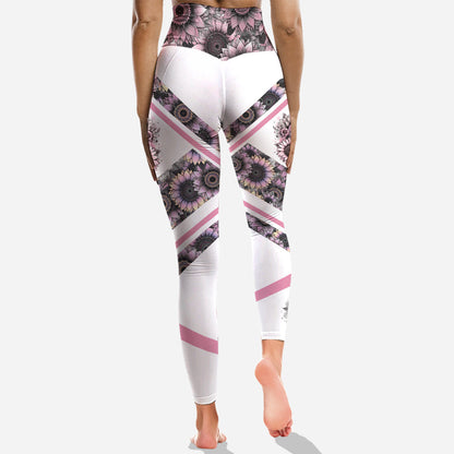 Sunflower Skull - Personalized Skull Hoodie and Leggings