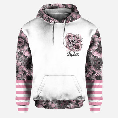 Sunflower Skull - Personalized Skull Hoodie and Leggings