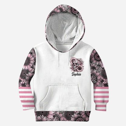 Sunflower Skull - Personalized Skull Hoodie and Leggings