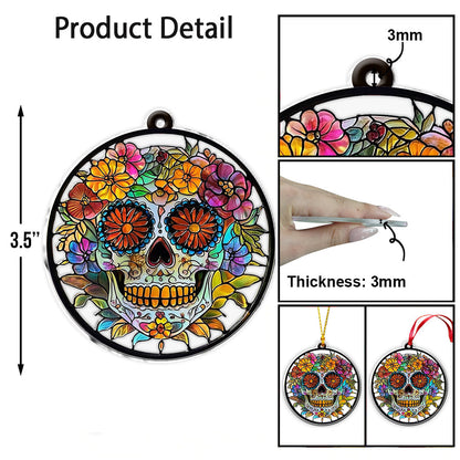 Stunning Skull - Personalized Skull Ornament