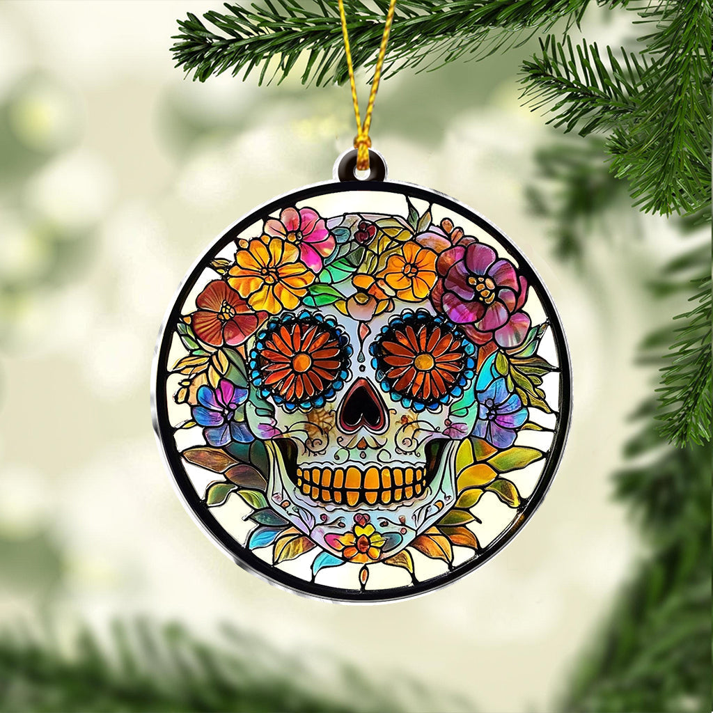 Stunning Skull - Personalized Skull Ornament