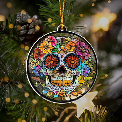 Stunning Skull - Personalized Skull Ornament