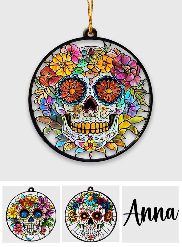 Stunning Skull - Personalized Skull Ornament