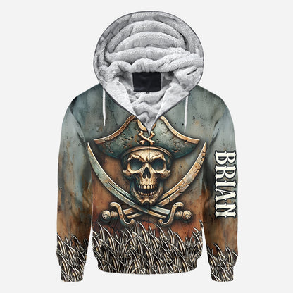 Pirate Skull - Personalized Skull All Over Shirt