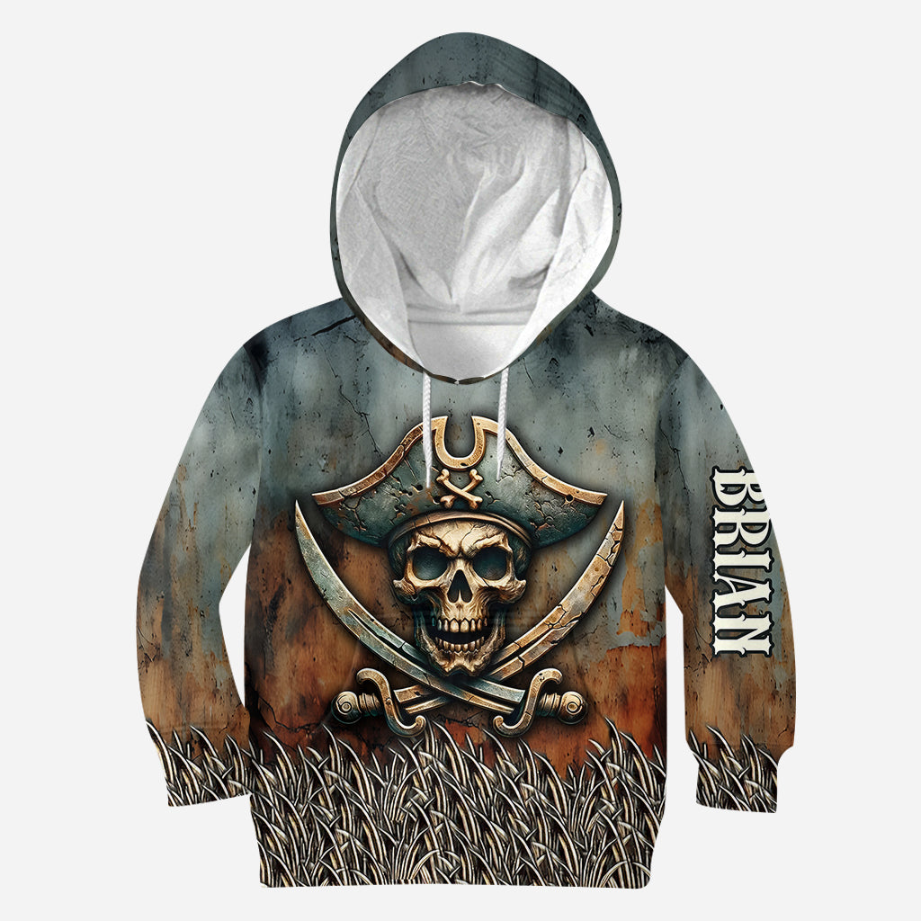 Pirate Skull - Personalized Skull All Over Shirt