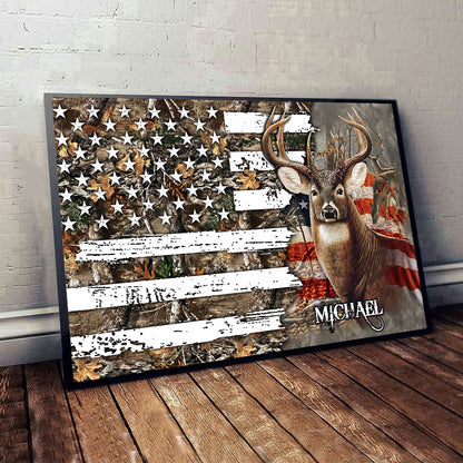 Love Hunting - Personalized Hunting Canvas And Poster