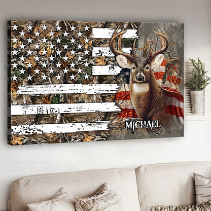 Love Hunting - Personalized Hunting Canvas And Poster